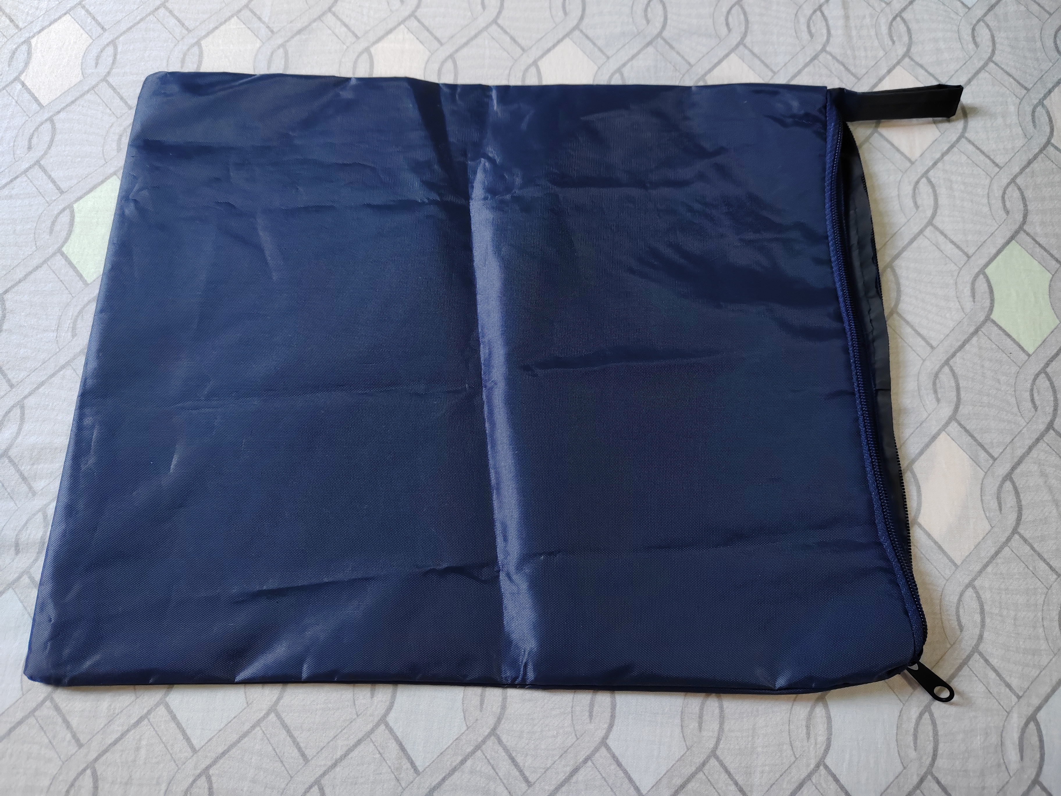 优品卫雨衣包袋子收纳包雨披牛津布包雨披收纳袋 大号38*33藏黑色防水包 均码 实拍图