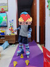 小状元S5平花轮滑鞋儿童专业溜冰鞋全闪【中小学轮滑】生日礼物蓝S 实拍图