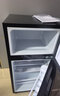 奥克斯小冰箱家用小型迷你冷藏冷冻两用出租房宿舍用节能省电寝室办公室电冰箱 【节能省电】156灰【高效保鲜 铜管速冷】42L 实拍图