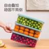 禧天龙冰箱保鲜盒食品级冰箱收纳盒塑料密封盒蔬菜水果冷冻盒 8L 1个 实拍图
