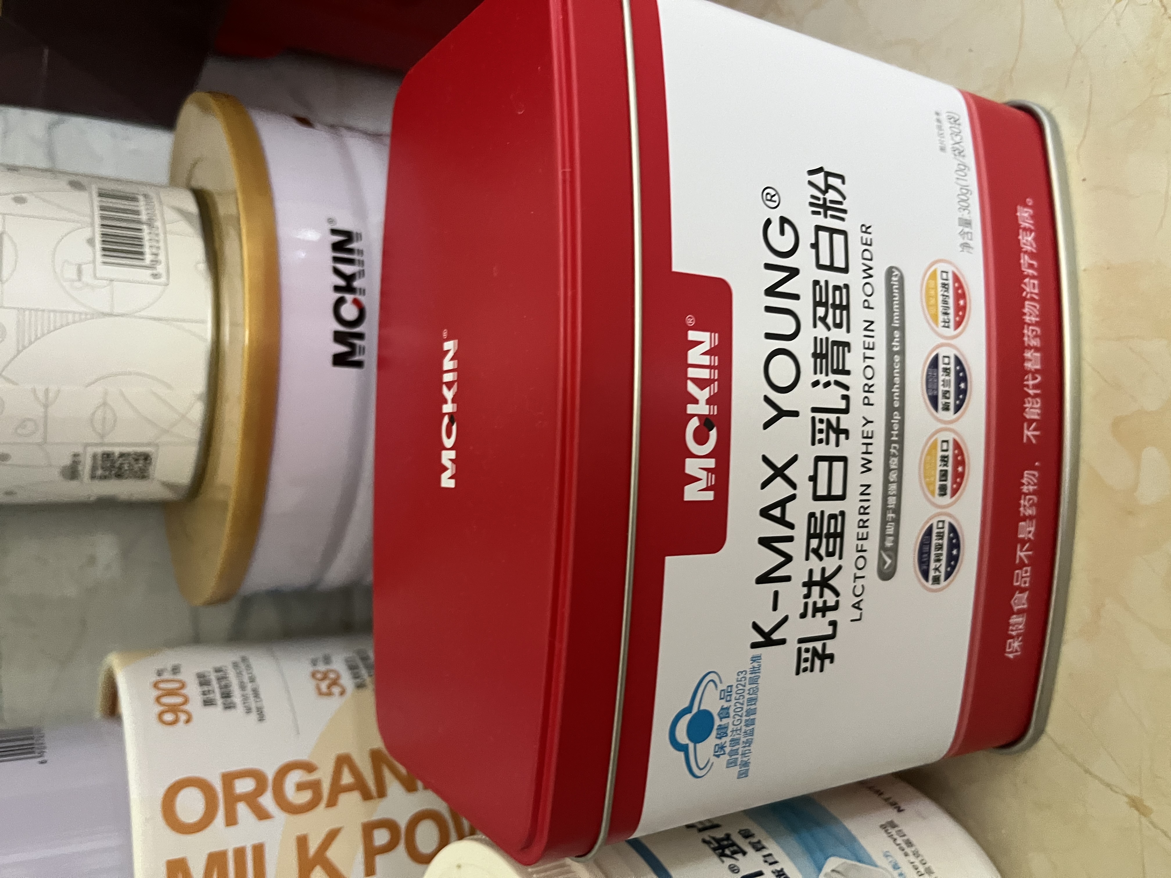 麦金利（MCKIN）乳铁乳清蛋白粉青少年成人中老年增强免疫力营养礼品 30袋*1罐 实拍图