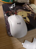 罗技（Logitech）M221 轻音鼠标 无线鼠标 办公鼠标 对称鼠标 带无线微型接收器 米白色 实拍图