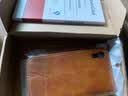 iCoverCase 苹果xr手机壳iphonex防摔皮套xs max保护套吸磁翻盖 苹果XR浅棕色+钢化膜+透明壳 实拍图