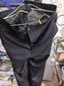 罗蒙（ROMON）休闲裤男商务休闲时尚职业西装裤弹力修身百搭裤子男装黑色36 实拍图