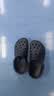 卡骆驰（CROCS）贝雅卡骆班洞洞鞋|205089 黑色/白色-066   37 /38(230mm)   实拍图