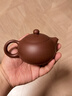 京东京造 宜兴紫砂壶 手工【原矿紫泥】煮茶泡茶壶茶具 西施壶210ml 实拍图