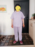 芬腾可安（FENTENGCARE）睡衣女士纯棉春夏季长袖长裤开衫翻领两件套家居服休闲可外穿QH 实拍图