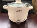 美的（Midea）电煮锅 0涂层不锈钢 宿舍小电锅 多功能家用宿舍泡面小火锅 2.6L蒸煮一体电热锅 XZC2066G 配蒸笼 实拍图