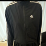 adidas休闲舒适三条纹立领夹克外套男装秋季阿迪达斯官方轻运动 黑色/白（推荐选大一码）   XS 实拍图