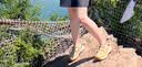 迪卡侬（DECATHLON）溯溪鞋女户外登山涉水鞋沙滩郊野徒步防滑凉鞋夏日NH900洞洞鞋 金绿色 38 实拍图