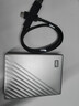 西部数据（WD）移动硬盘4TB type-c Ultra系列 2.5英寸 银 机械硬盘 笔记本电脑外接加密兼容Mac 大容量家庭存储 实拍图