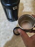 恩尔美（nRMEi）玻璃水杯大容量男士夏季茶水分离泡茶杯防摔耐高温高硼硅水杯子壶 黑色800ml【杯盖可喝水+茶隔】 实拍图