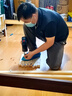 京喜实木床1.5米1.8m新中式双人床胡桃色木床主卧家用现代简约单人 【包安装】胡桃色床+20cm弹簧椰棕床垫 1.5米*2米框架结构 实拍图