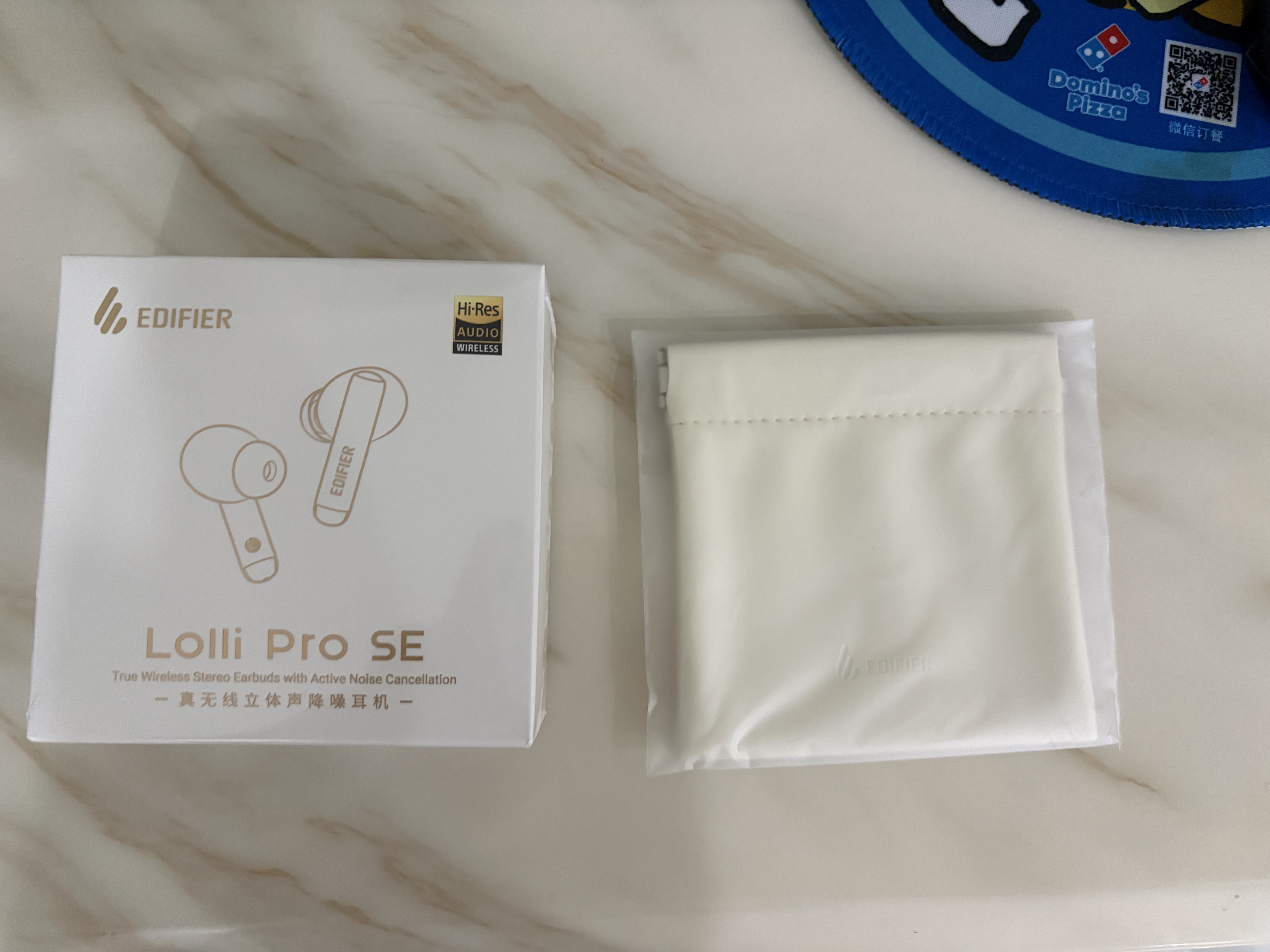 漫步者（EDIFIER）Lolli Pro SE 真无线主动降噪蓝牙耳机 翻译耳机 翻译机 适用苹果华为小米OPPO 云岩白 毕业礼物 实拍图