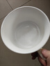 奶油风陶瓷泡面碗家用带盖保鲜饭碗可微波炉学生手柄碗上班便当盒 （奶白色）6英寸泡面碗+盖 实拍图