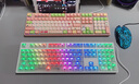 ikbcF210冰晶未来有线机械键盘108键 游戏键盘 电竞游戏键盘樱桃键盘 白色青轴有线 实拍图