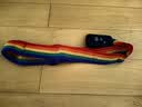 欣沁一字打包带行李箱捆绑带TSA密码锁旅行出国托运拉杆箱扎带 彩色 实拍图