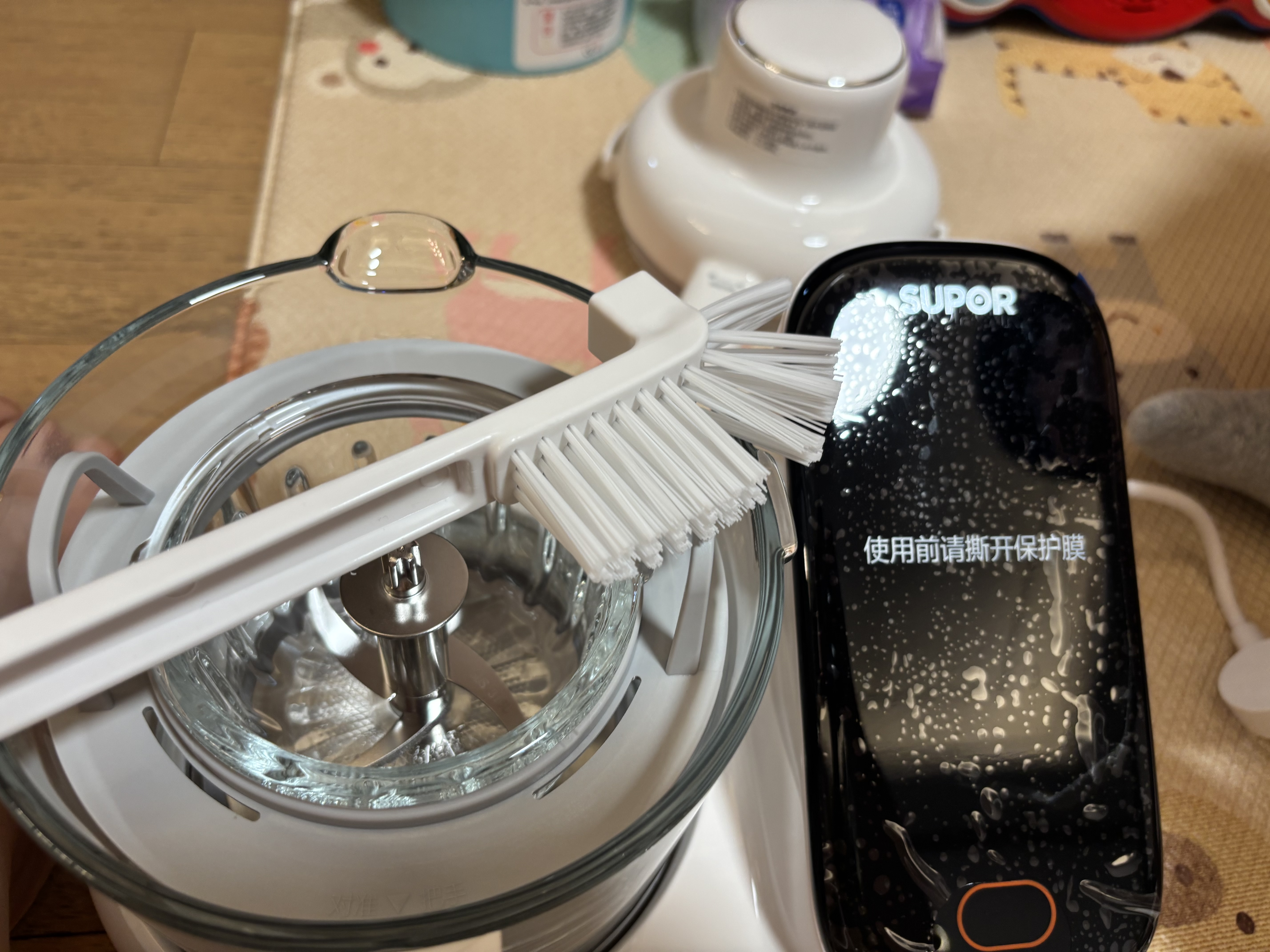 苏泊尔（SUPOR）辅食机婴儿辅食锅 蒸煮搅一体米糊米油辅食料理机 FB12S 实拍图