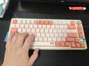 CHERRY樱桃【带F区】PIXIU75配列客制化机械键盘三模无线热插拔电竞游戏键盘三角洲吃鸡键盘白色红轴 实拍图
