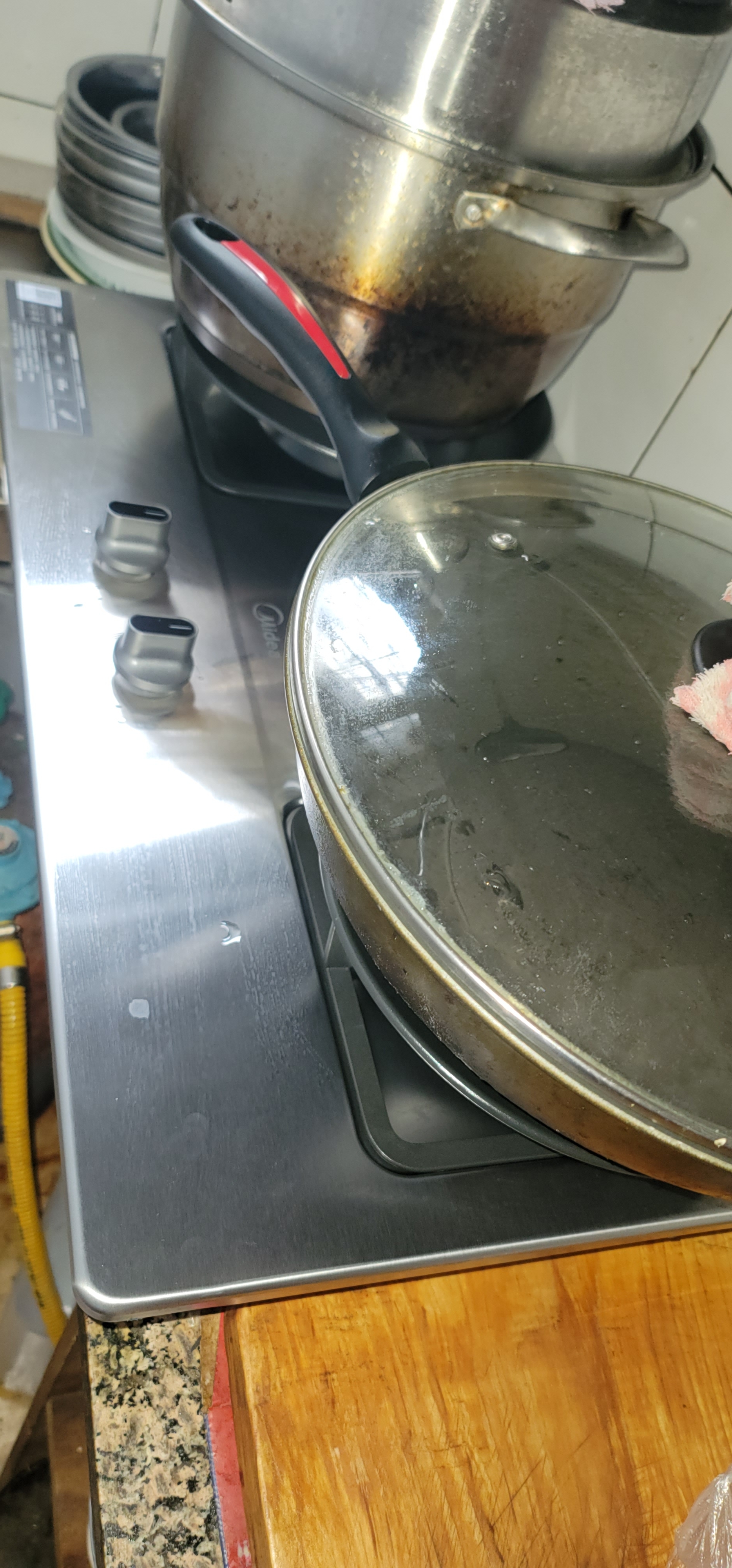 美的（Midea）【液化气】燃气灶 家用5.0kW猛火灶台嵌两用 70%热效率 可调节底盘 JZY-A5-G 实拍图