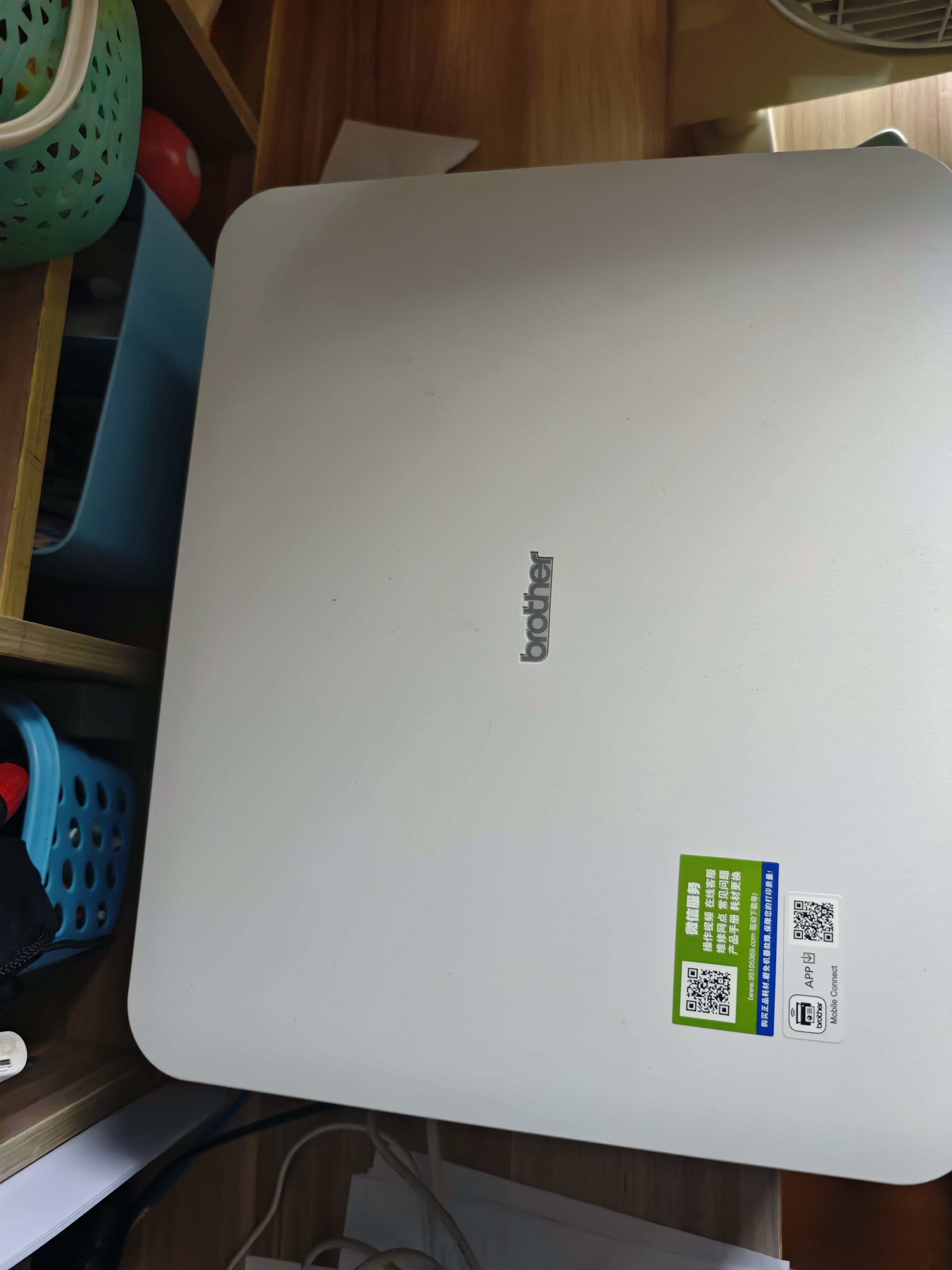 兄弟（brother）DCP-T436W彩色喷墨无线手机wifi打印机复印扫描一体机家用小型学生作业照片A4墨仓打印机435白色款 T436W无线远程小程序 官方标配，京配闪送 实拍图