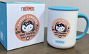 膳魔师（THERMOS）微笑露营系列生日礼物户外旅行便携水杯卡通保温杯 把手杯(Rosa) 440ml 实拍图