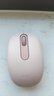 罗技（Logitech）M196 无线蓝牙鼠标 办公鼠标 笔记本商务办公家用 小巧便携 对称手型 玫瑰粉 实拍图
