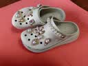 卡骆驰（CROCS）经典泡芙Clog男女一脚蹬懒人沙滩鞋 CR207521-2Y2 36 实拍图