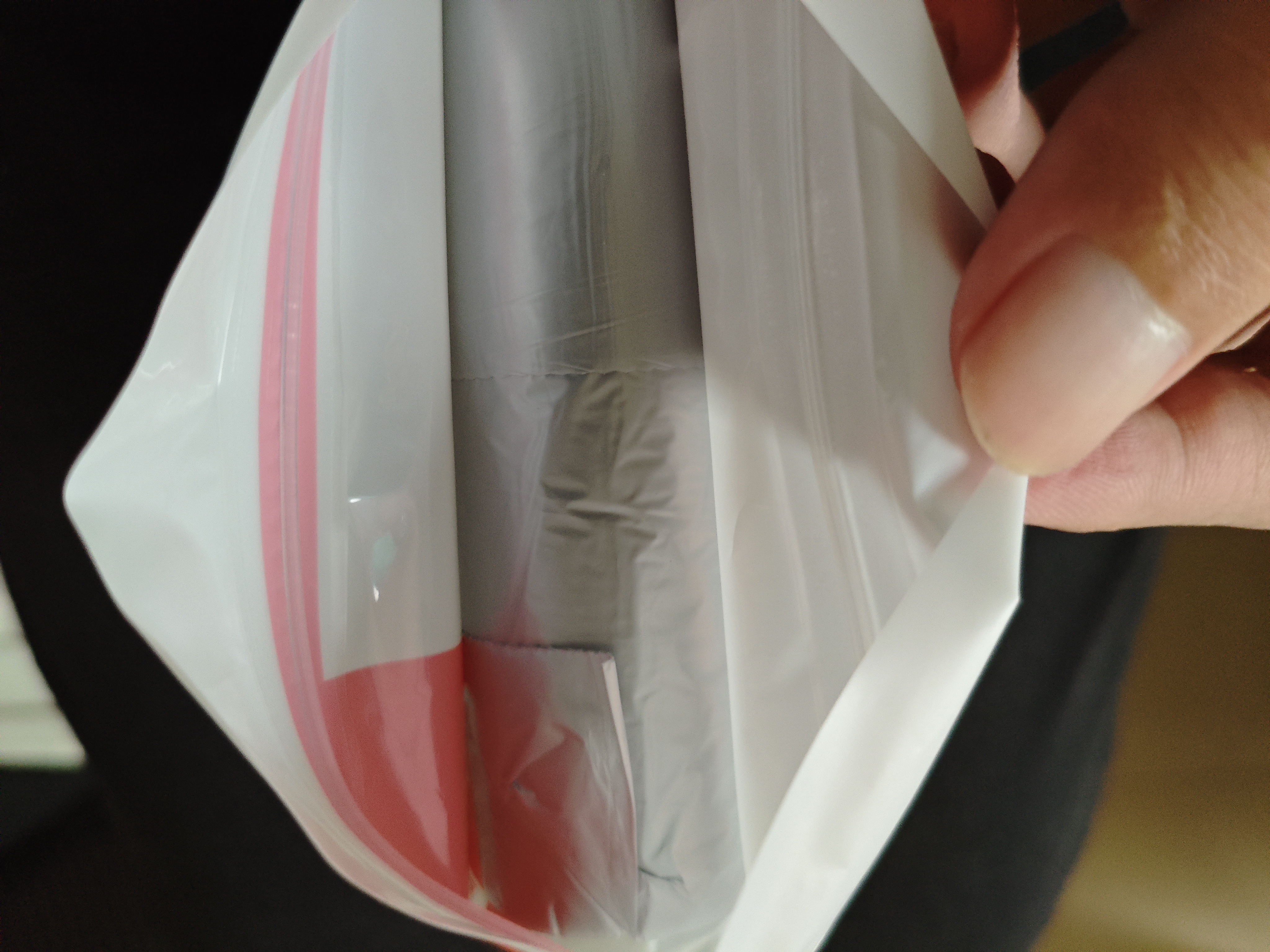 京东京造背心式垃圾袋45*60cm*100只双面1.6丝 手提厨房家用加厚袋中号 实拍图