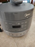 美的（Midea）0涂层精钢厚釜电压力锅5L双胆全自动智能预约家用煲汤煮饭煲MY-C5856G高压锅4-6人 实拍图