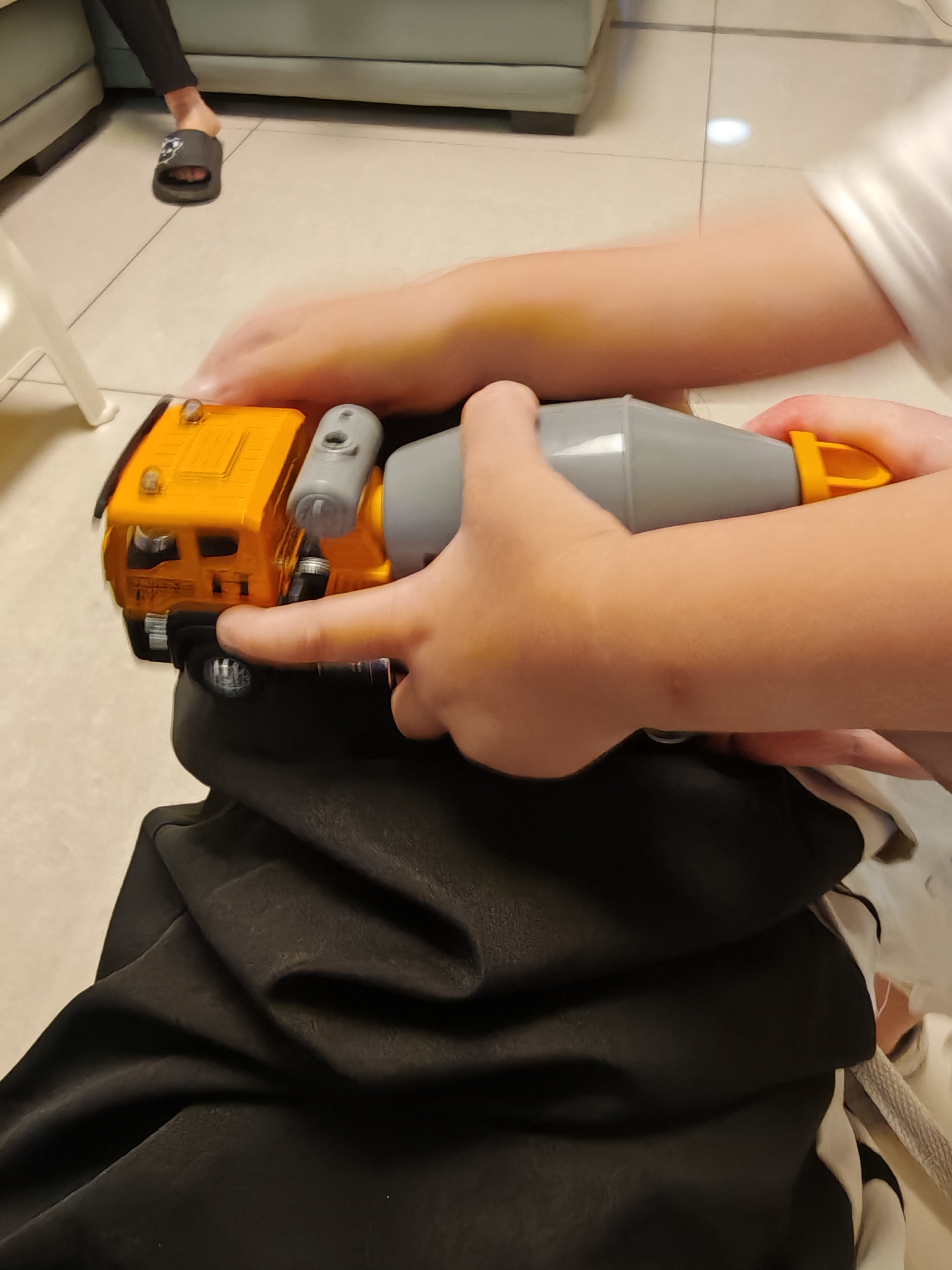 兰酷帕儿童玩具车合金搅拌车工程混凝土汽车模型玩具男孩3-6岁生日礼物 实拍图