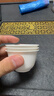 八千行一次性功夫茶杯茶具60ml稻壳茶杯高档加厚耐热品茗茶杯240只+杯架 实拍图