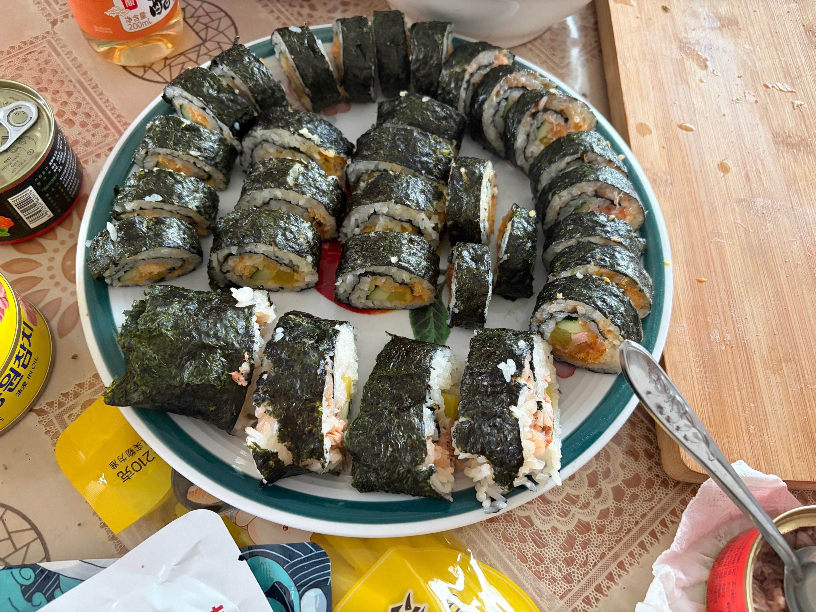 盛源来寿司海苔20g（10枚）*2包+竹帘紫菜片包饭团食材零食即食复合调料 实拍图