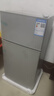 新飞冰箱小型租房用 一级能效冷 藏冷冻两用1-2人家用小冰箱 出租房双门电冰箱办公室两门 26年旗舰 76A一级能效【带净味盒】银 实拍图