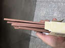 双枪红檀木筷子天然抗菌木筷 家用实木无漆无蜡筷子餐具套装10双 实拍图
