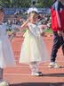 G.duck童装女童连衣裙夏季2026新款公主裙儿童裙子夏天蝴蝶结网纱蓬蓬裙 2409米白色 110 尺码4~5岁【100-110cm】 实拍图