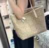 蔻驰（COACH）奥莱女士夏季女包经典标志CITY拉链托特包单肩手提包礼物city30 沙黄色/粉笔白色（新版） 实拍图