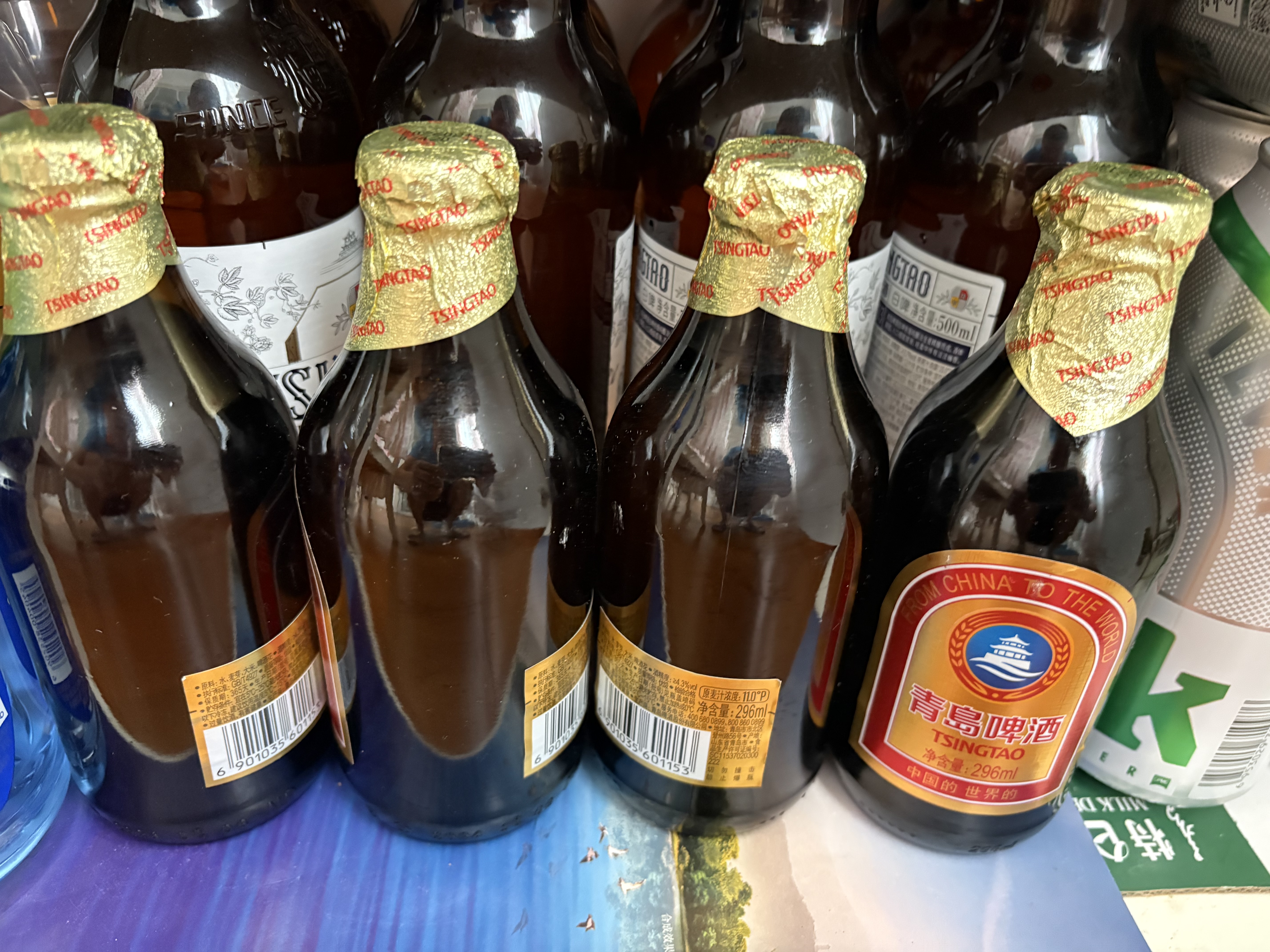 青岛啤酒（TsingTao）金质小棕金低温酿造296ml*6瓶 实拍图