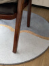 大江电脑椅地垫电竞椅卧室书房转椅地垫圆形 120x120cm 一色 实拍图