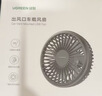 绿联 车载风扇 车用USB小电扇12V-24V通用汽车出风口降温风力大 实拍图
