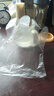 美丽雅 一次性手套100只食品用抽取式塑料pe加厚防漏家用厨房透明薄膜 实拍图