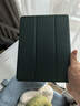 品胜 适用于ipad 5/6/Air2 9.7英寸保护壳2018款苹果平板电脑保护套 全包防摔轻薄半透明三折 暗夜绿 实拍图
