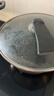 炊大皇炒锅304不锈钢有钛炒菜锅煎锅平底不粘炒锅32cm 可立可视盖不挑灶 实拍图