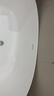 九牧（JOMOO）卫浴人造石浴缸家用成人独立式薄边洗澡泡澡池深泡椭圆形浴池缸 1.6m椭圆人造石浴缸YC12616 实拍图