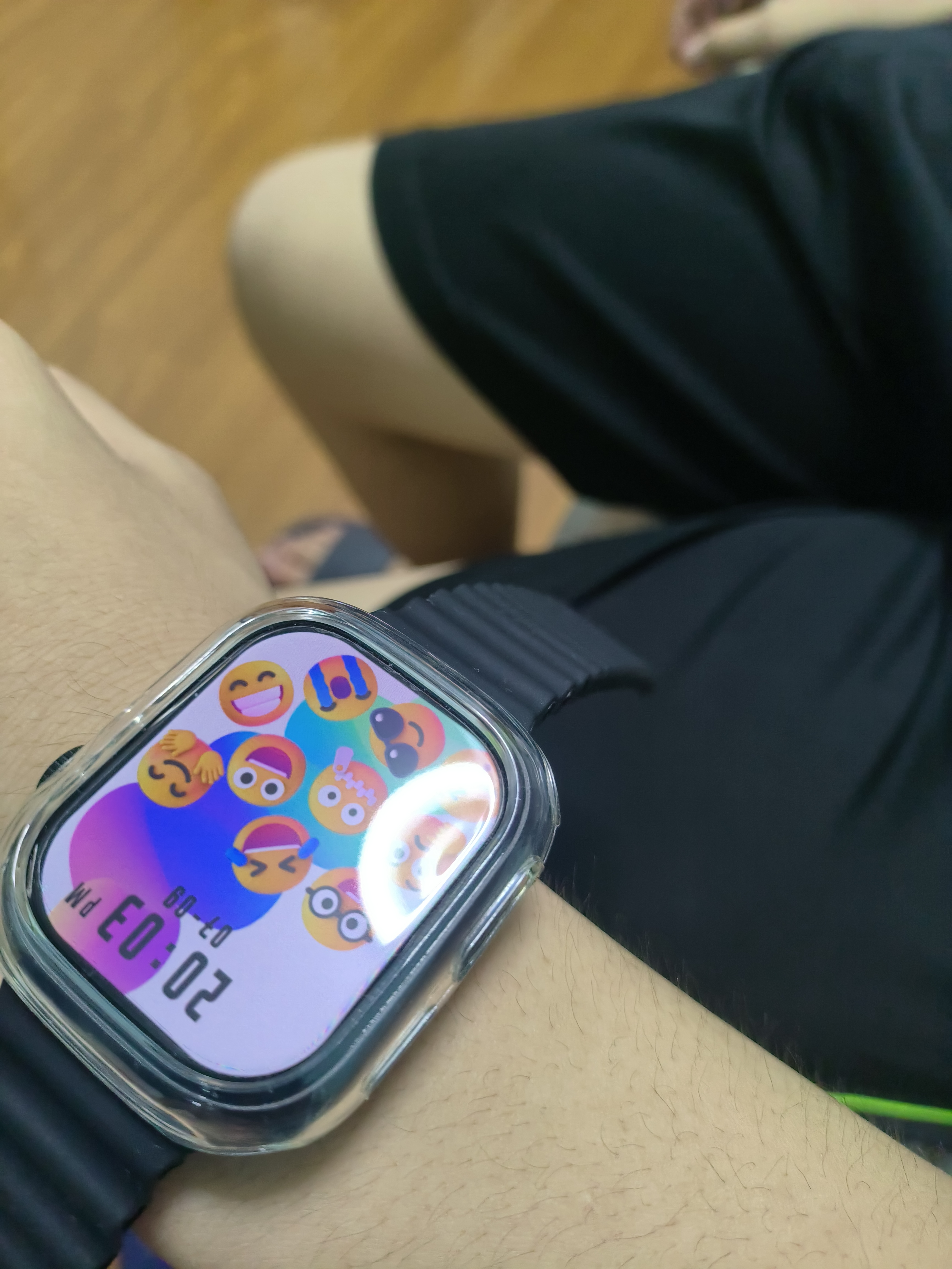 索爱T7黑色智能电话手表GPS可插5G卡全网通蜂窝版初高中学生旋转摄像心率血氧拍照防水NFC成人男女礼物 实拍图