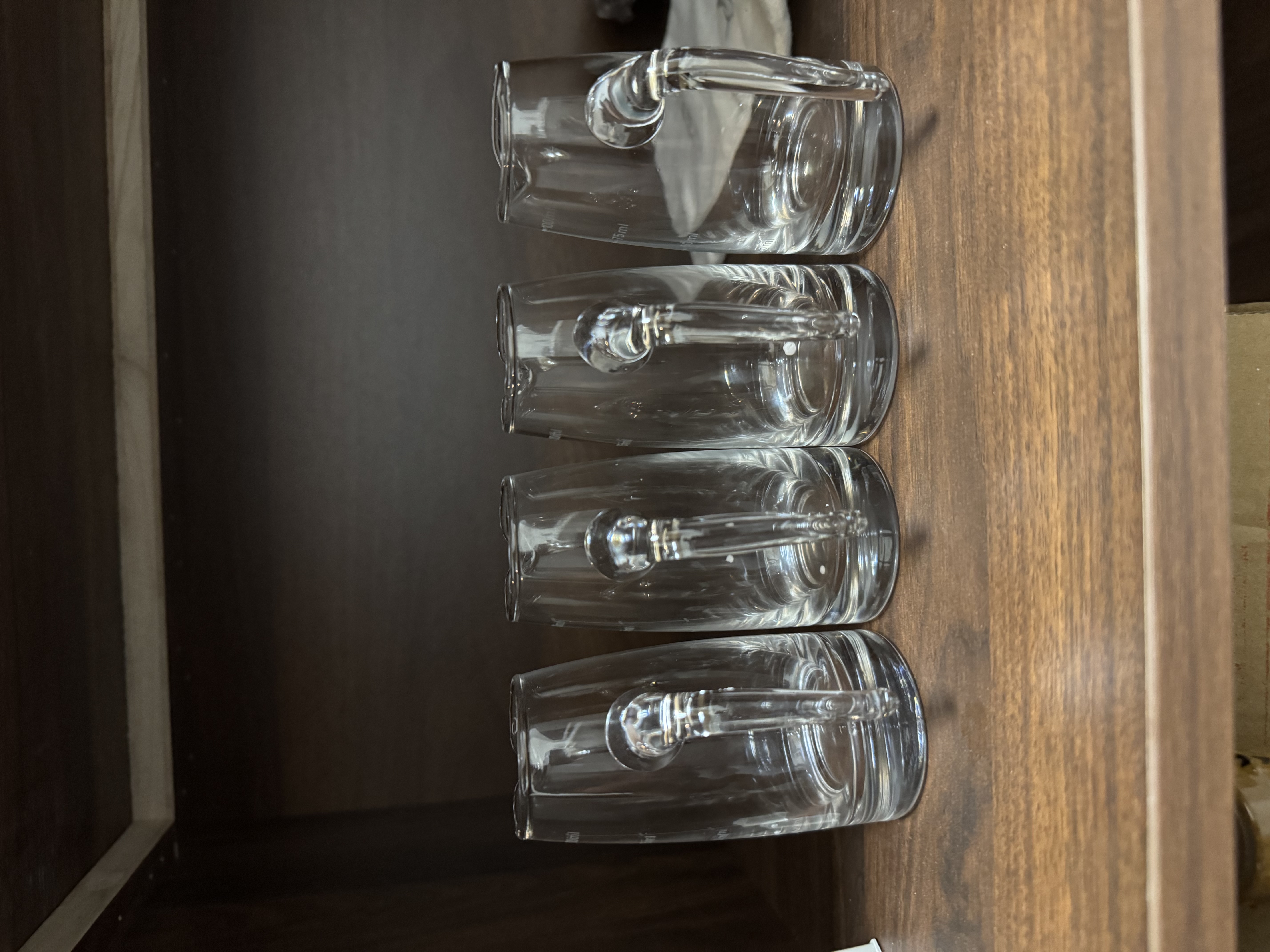 DKO白酒分酒器玻璃小酒盅酒壶分酒器100ml量酒器红酒醒酒器酒杯酒具 【千人购买】带把刻度壶 100ml 实拍图