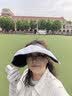 蕉下（beneunder）遮阳帽子女黑胶贝壳防晒帽太阳帽子便携空顶帽大帽檐显脸小BM017 实拍图