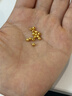 胜恋古法黄金珠子足金999金珠攒金散珠两世欢莲蓬转运珠DIY小金珠手链 3mm古法金珠多退少补 3mm光面珠5颗约0.05g 实拍图