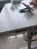 裕邻可移动书桌电脑桌办公桌学生家用卧室桌子升降工作台床边桌YLZ22 80*60cm白色-(手摇升降+万向轮) 实拍图