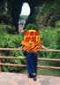优衣库舒适长裤女装/泡泡纱休闲裤483908 68 深蓝色 2XL 实拍图